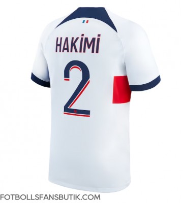 Paris Saint-Germain Achraf Hakimi #2 Replika Bortatröja 2023-24 Kortärmad